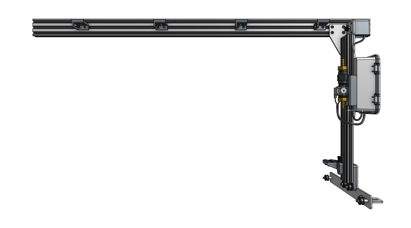 gantry column attached