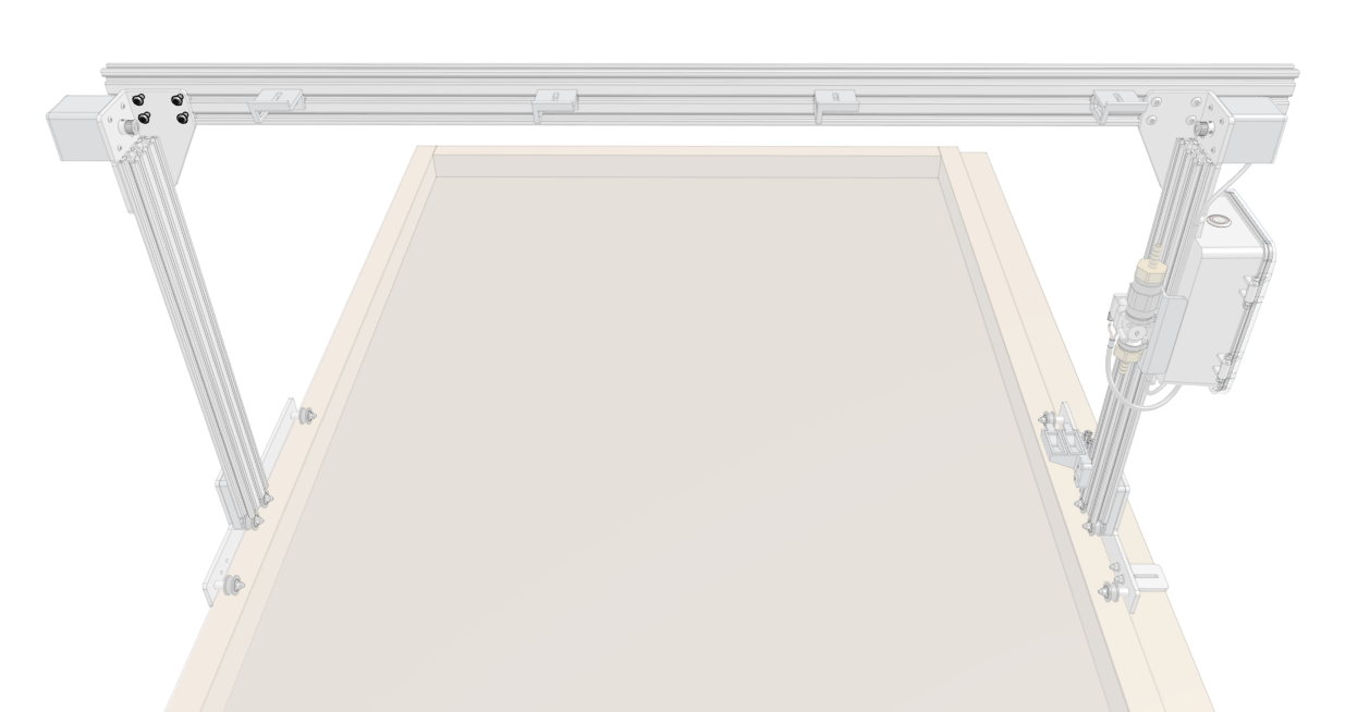 gantry column beam connection screws