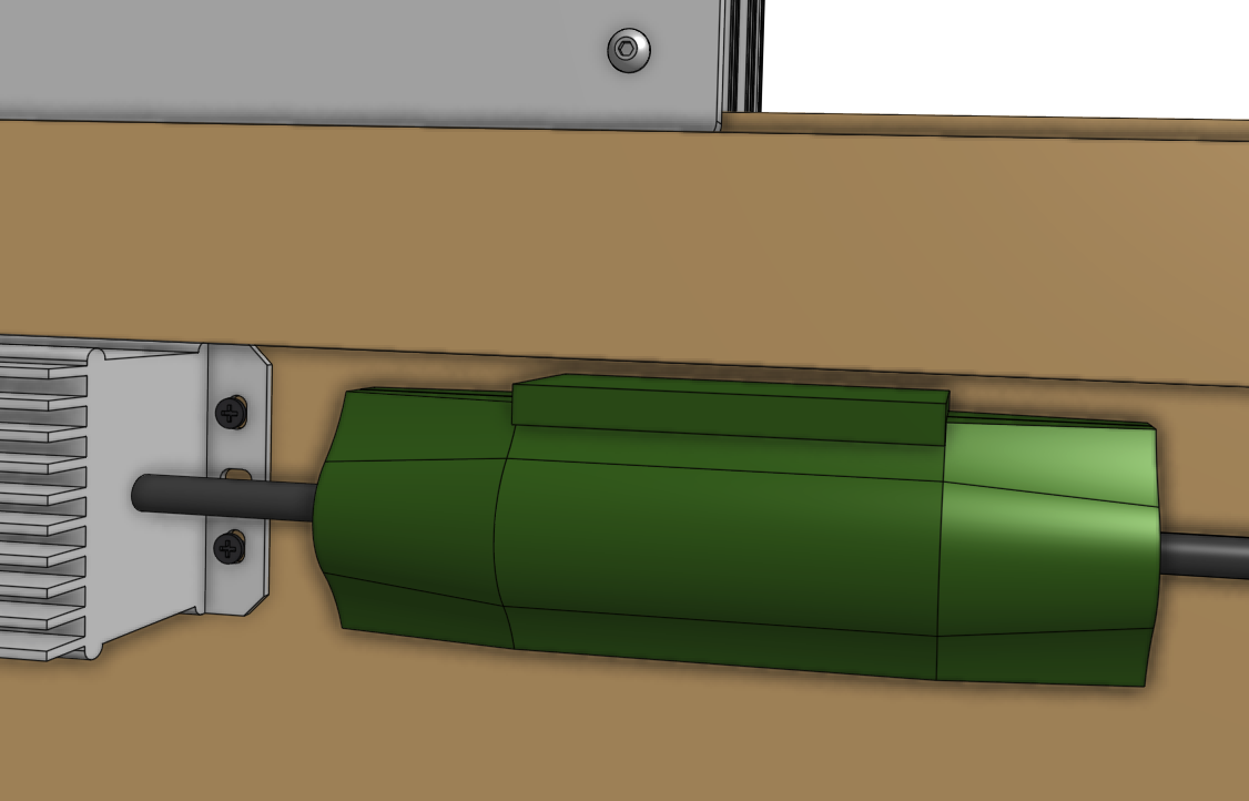 power supply cord protector