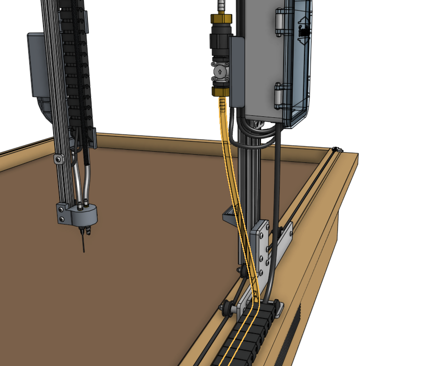 water tubes solenoid valve bottom barb connection