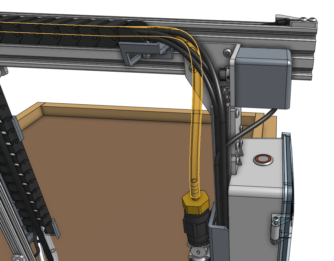 water tubes solenoid valve connection