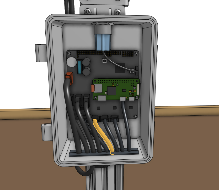 x2 motor cable highlighted