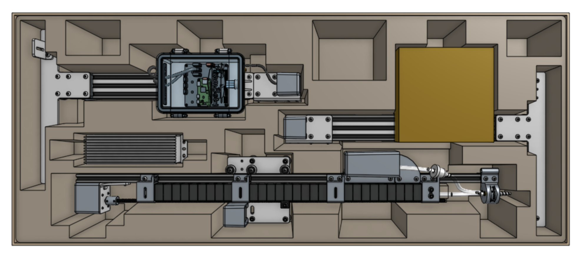 hardware box top tray