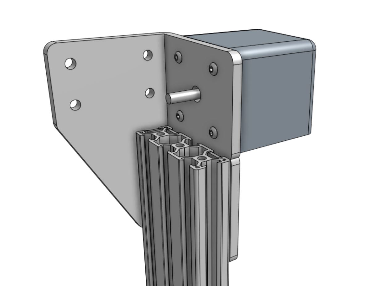 left gantry column Motor screws