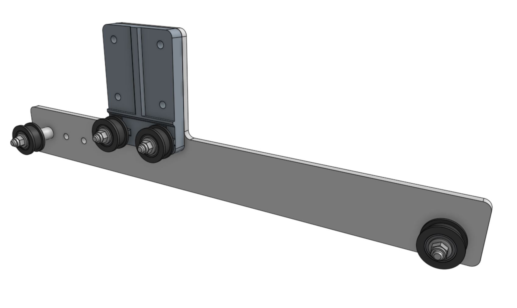 left gantry column idlers