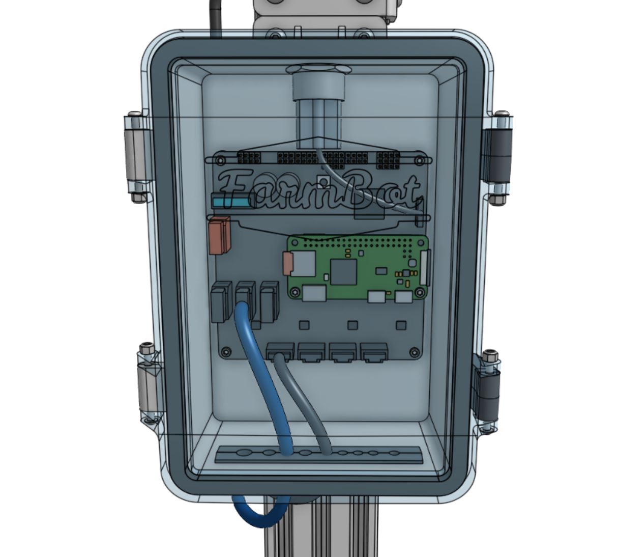Solenoid valve cable plugged in