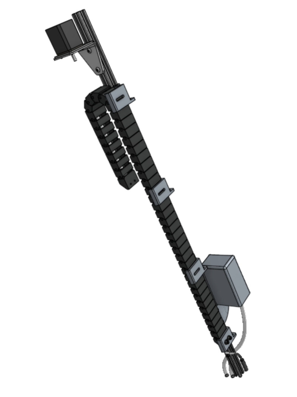 z axis with cable carrier