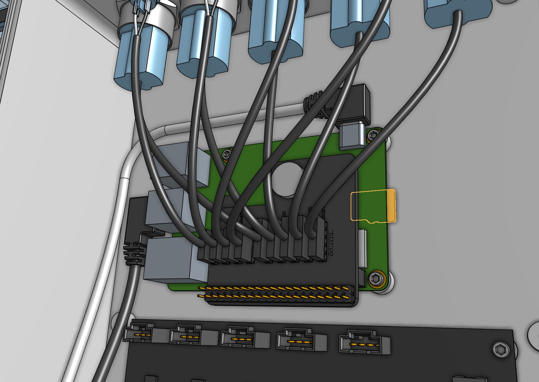 microSD card in raspberry pi microSD card in raspberry pi