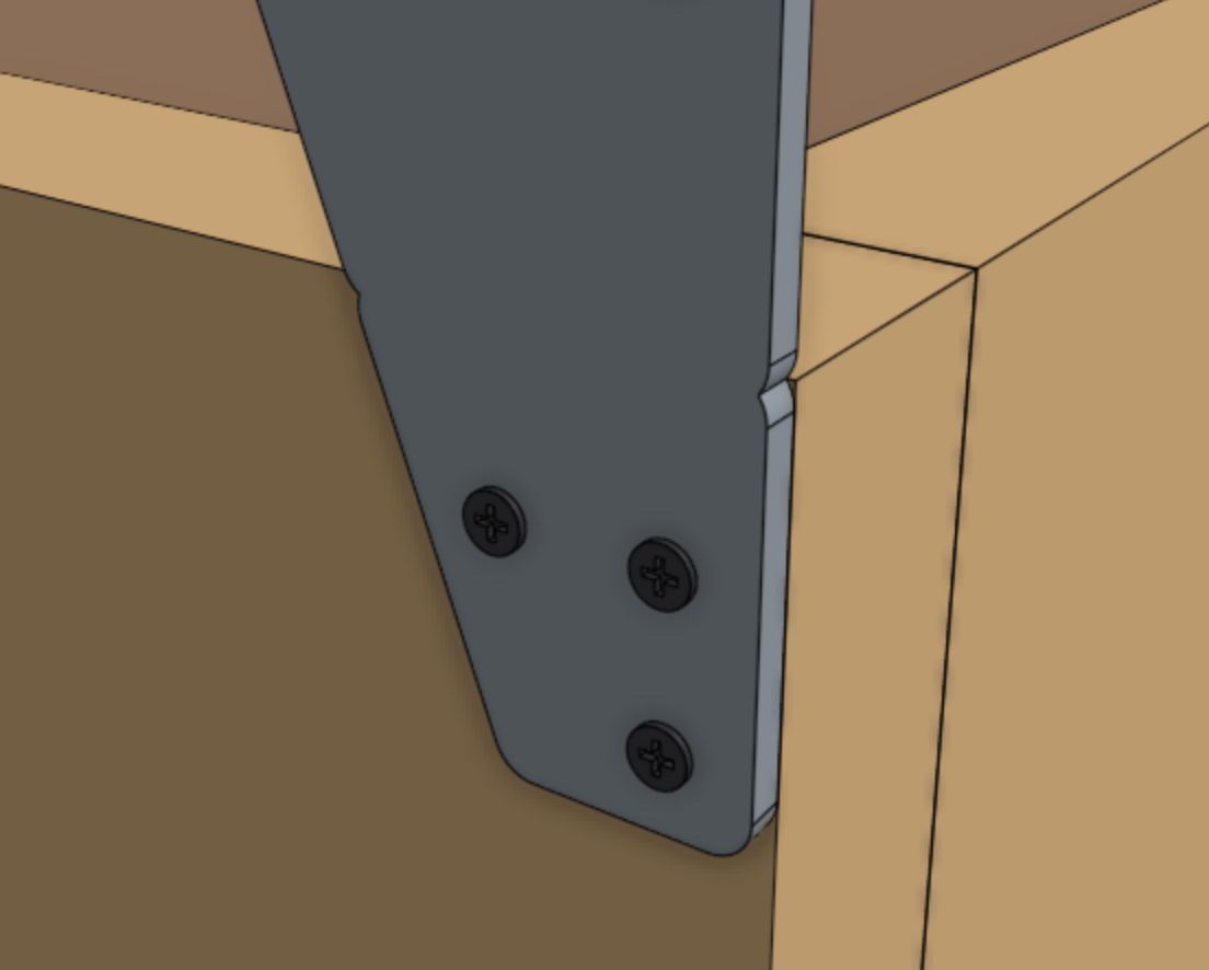 Mount first track end plate Mount first track end plate