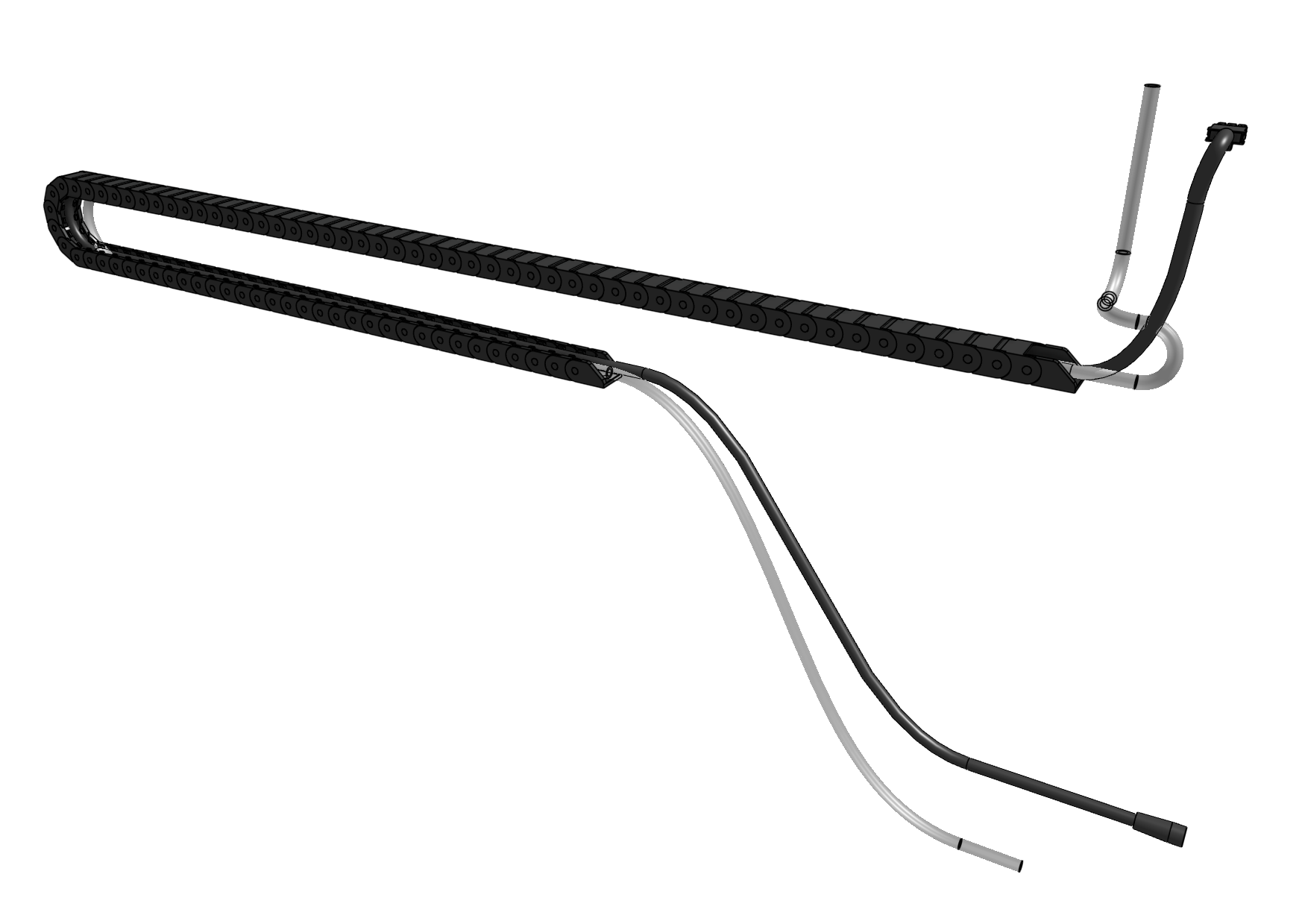 Add the water tube and power supply cable Add the water tube and power supply cable