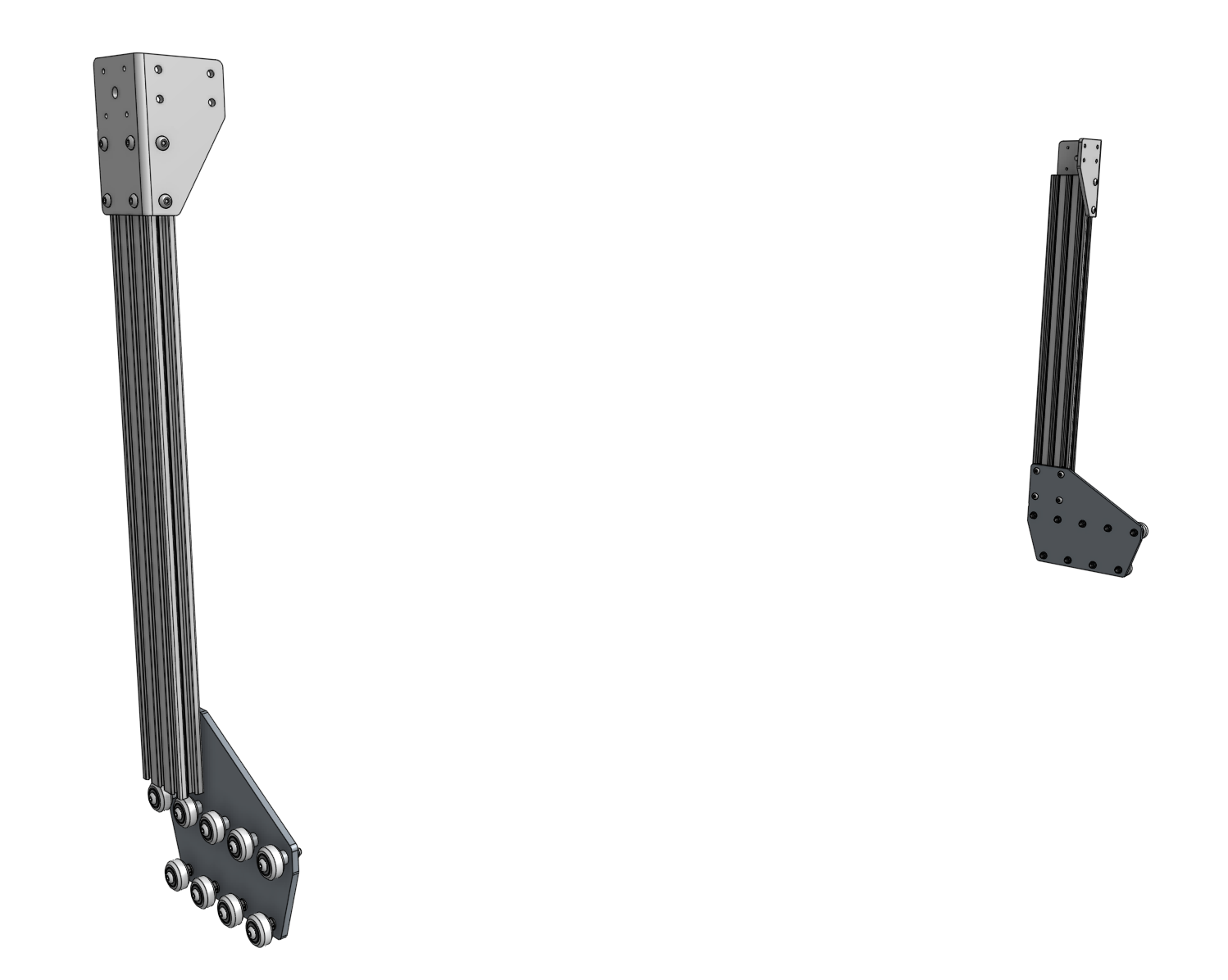 Repeat for the second column and corner bracket Repeat for the second column and corner bracket