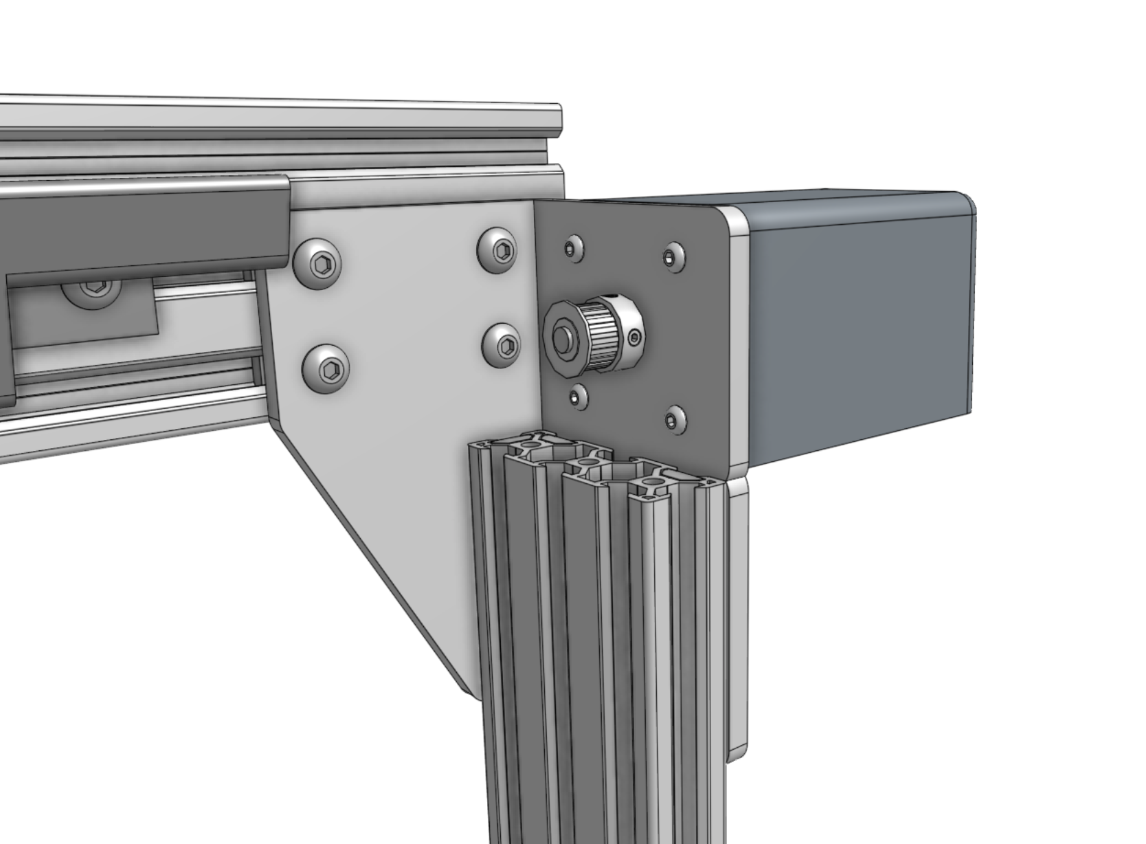 gantry motor attached gantry motor attached