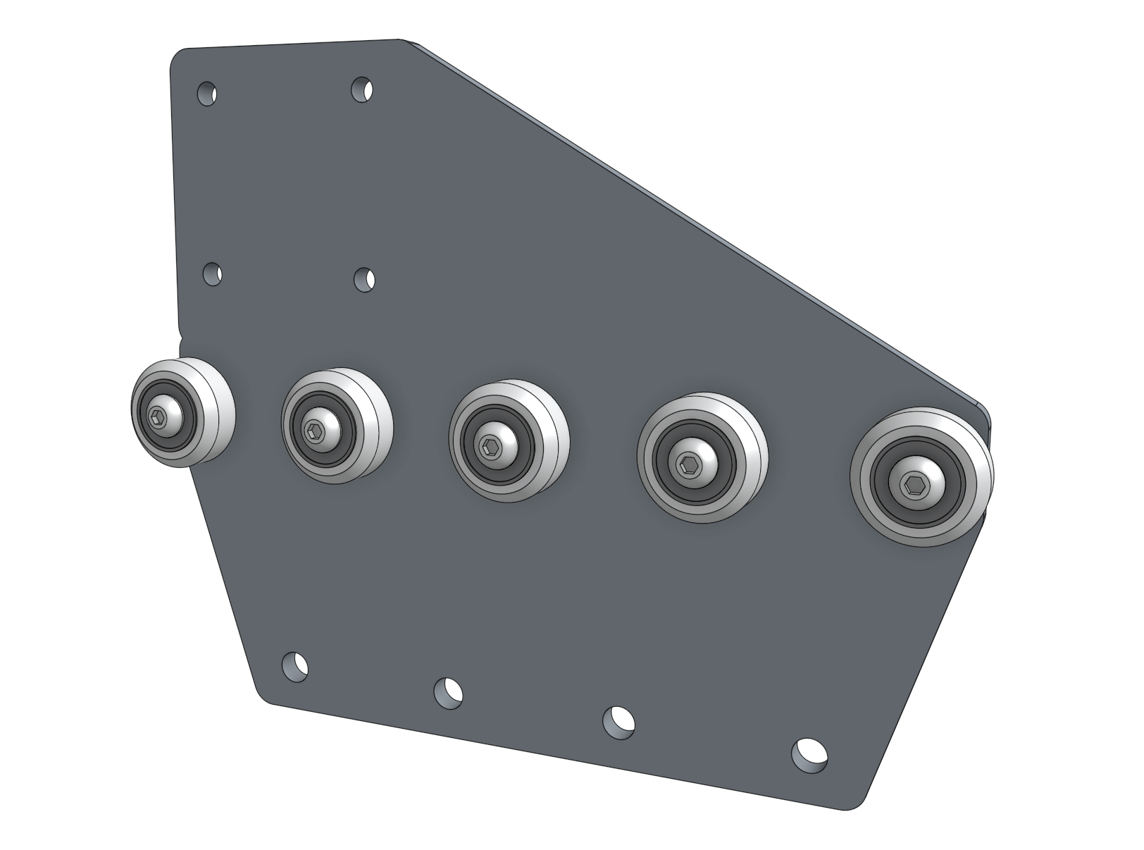 gantry wheel plate with five wheels gantry wheel plate with five wheels