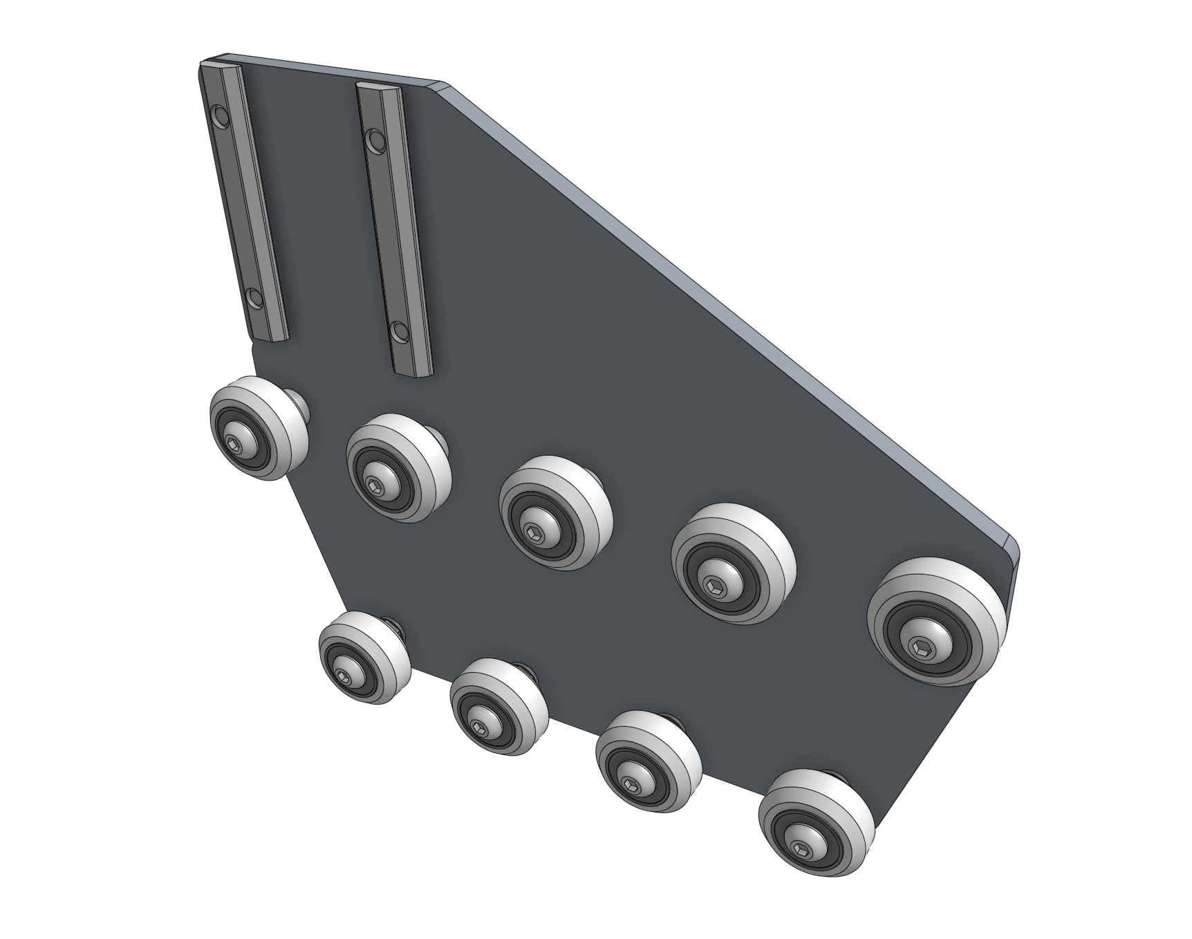 gantry wheel plate with nut bars gantry wheel plate with nut bars