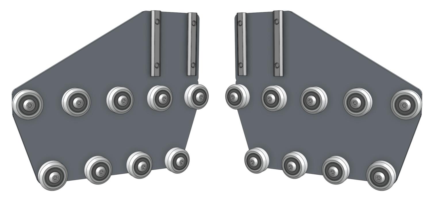 gantry wheel plates with nut bars gantry wheel plates with nut bars