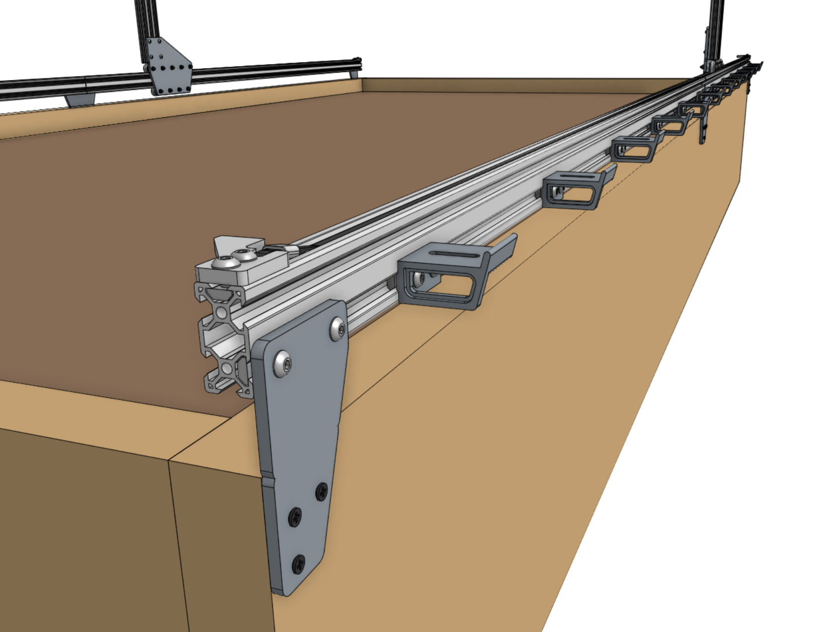 x-axis belt both ends secured x-axis belt both ends secured