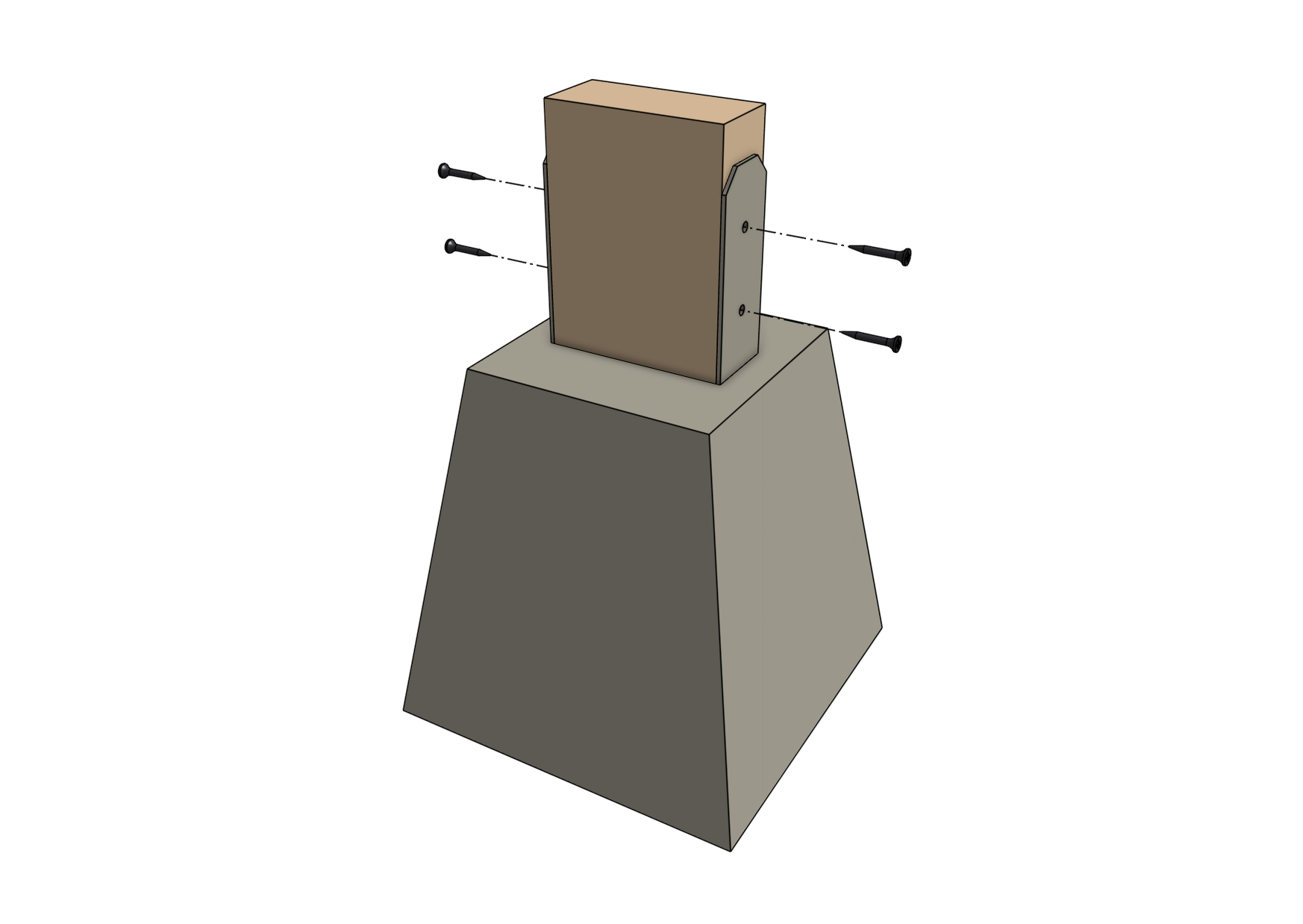 screw block to pier screw block to pier