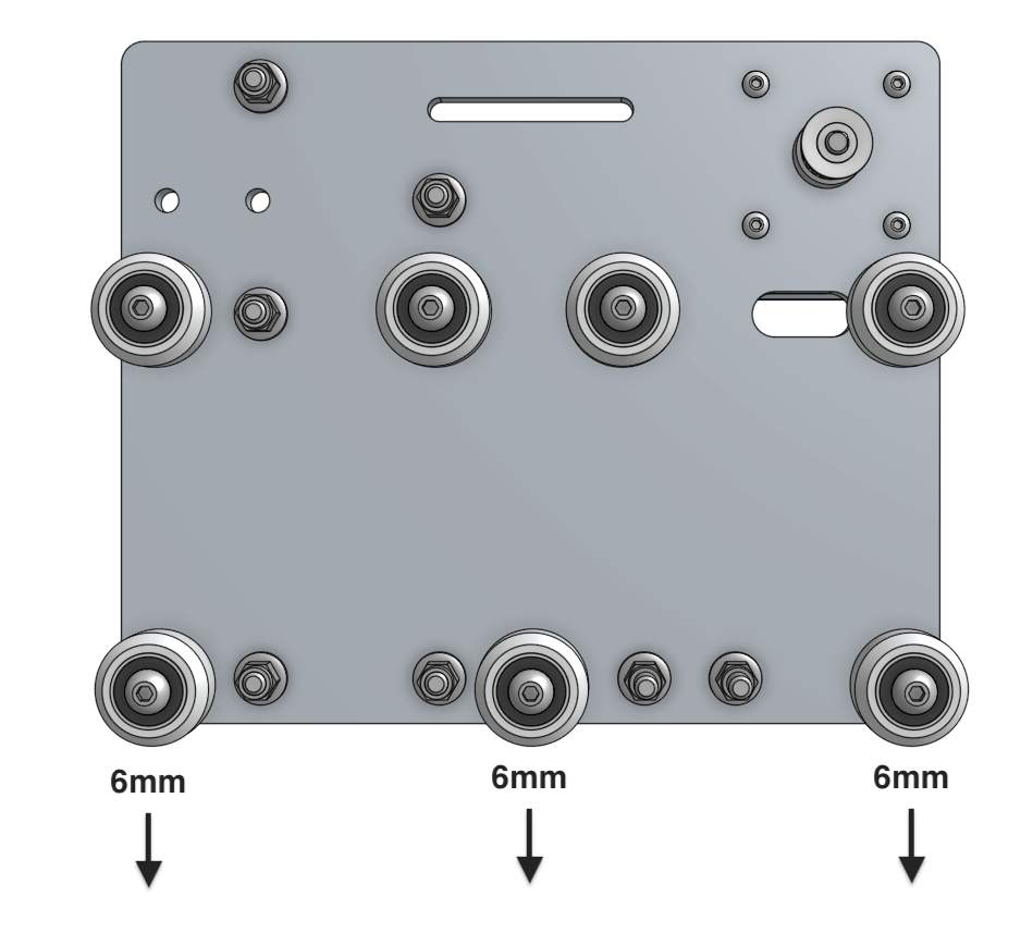 cross-slide eccentric spacers loosest cross-slide eccentric spacers loosest