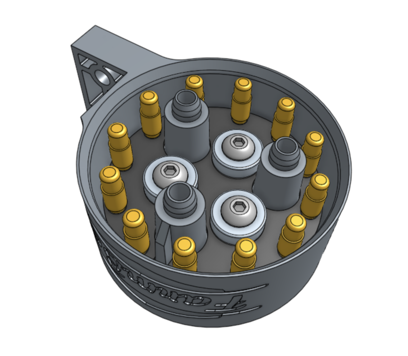 utm with pcb attached with magnets and screws utm with pcb attached with magnets and screws