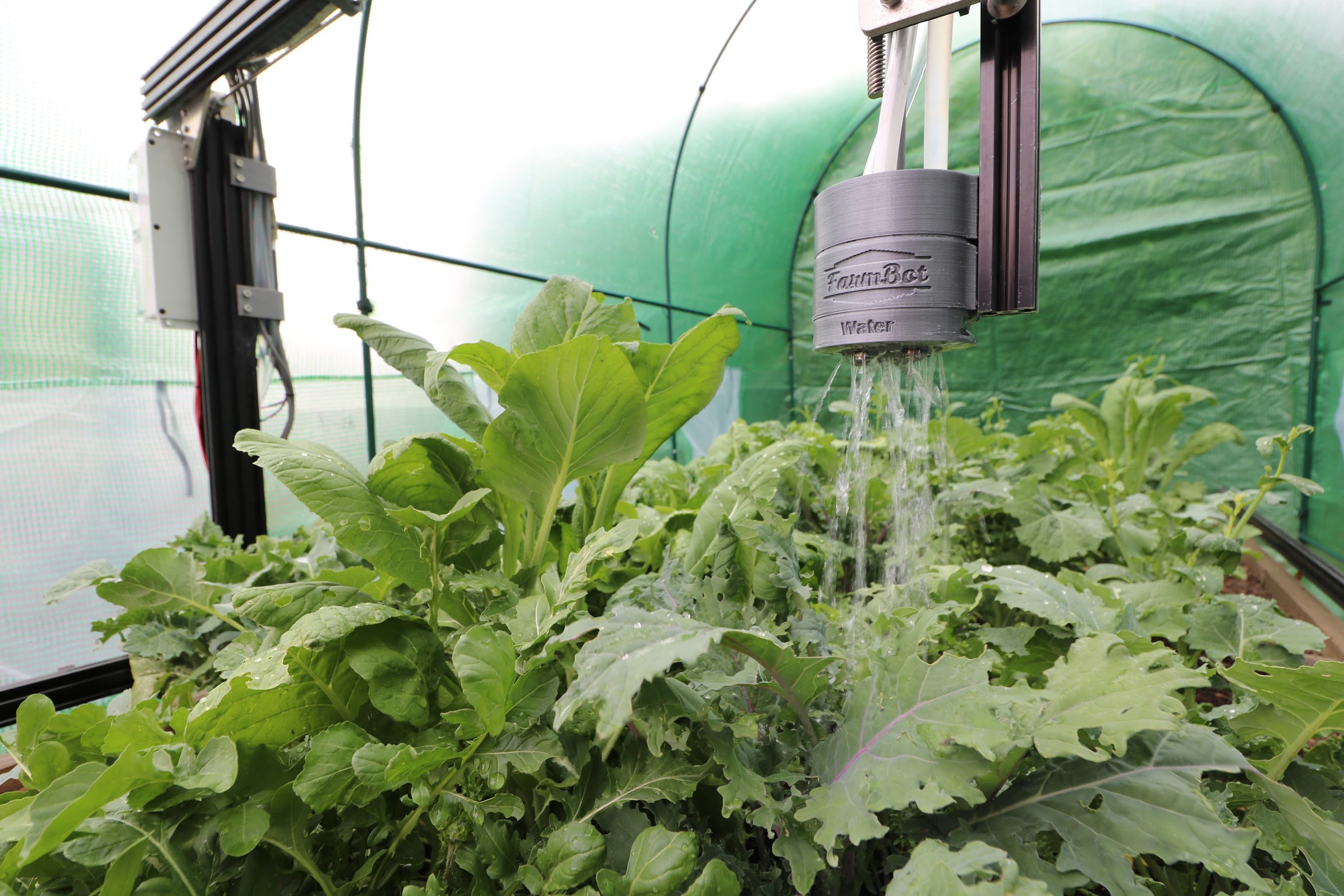 Watering nozzle being used Watering nozzle being used