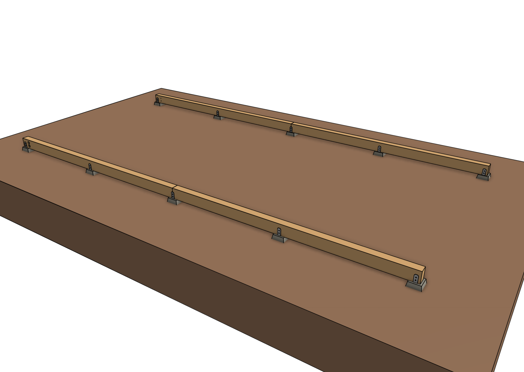 attach track support for FarmBot Genesis XL attach track support for FarmBot Genesis XL