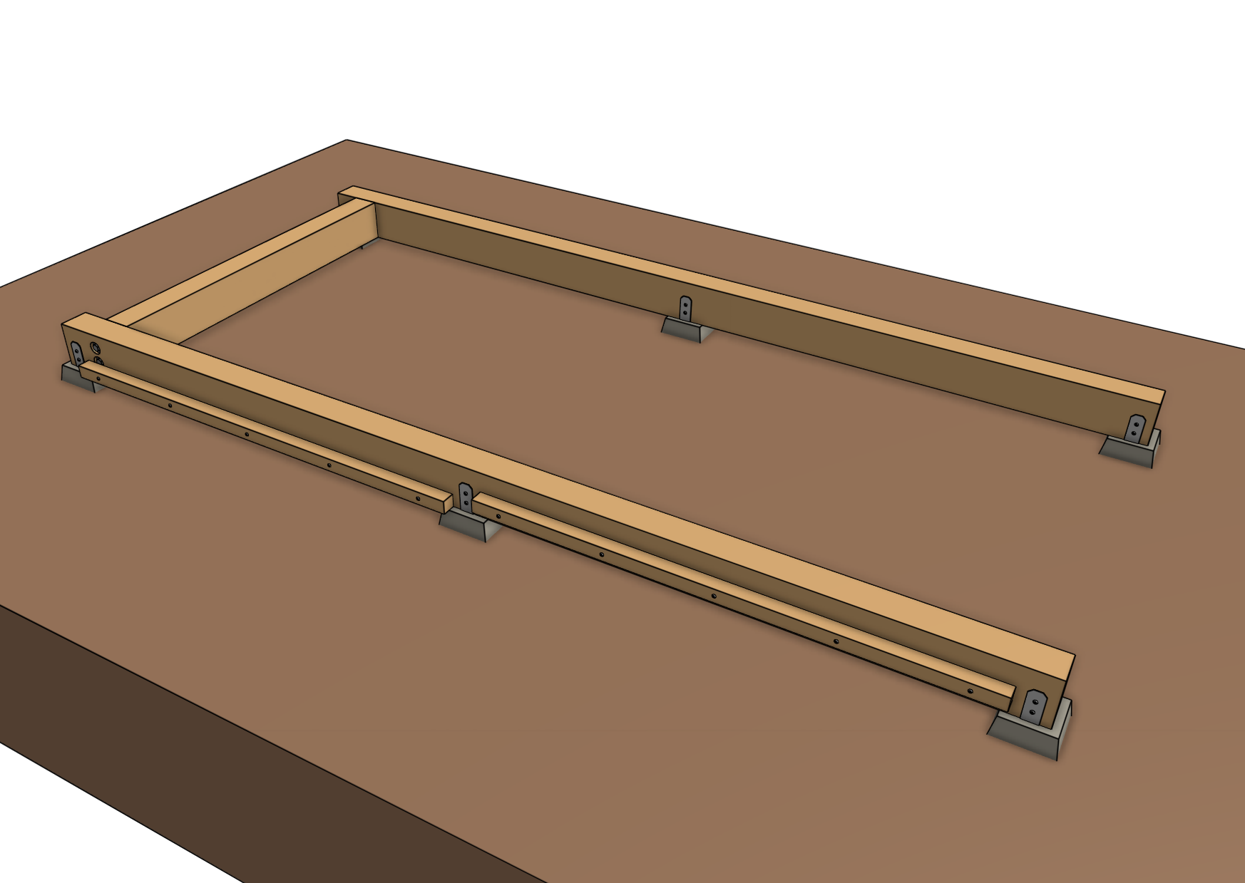 pier block supports for FarmBot Genesis pier block supports for FarmBot Genesis