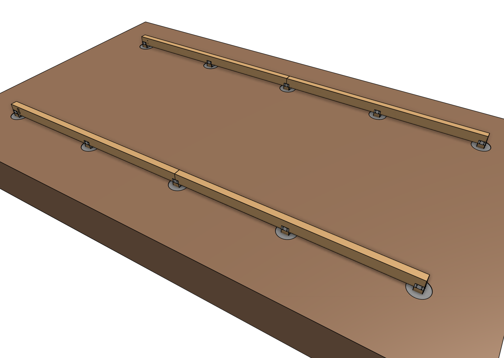 attach track support for FarmBot Genesis XL attach track support for FarmBot Genesis XL