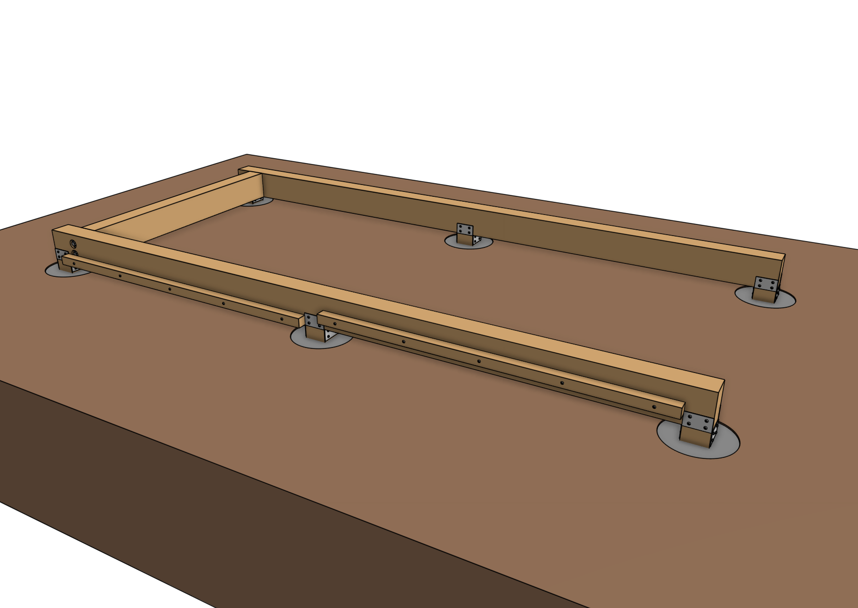 wood posts for FarmBot Genesis wood posts for FarmBot Genesis