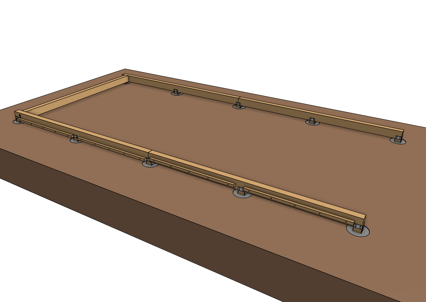 wood posts for FarmBot Genesis XL wood posts for FarmBot Genesis XL