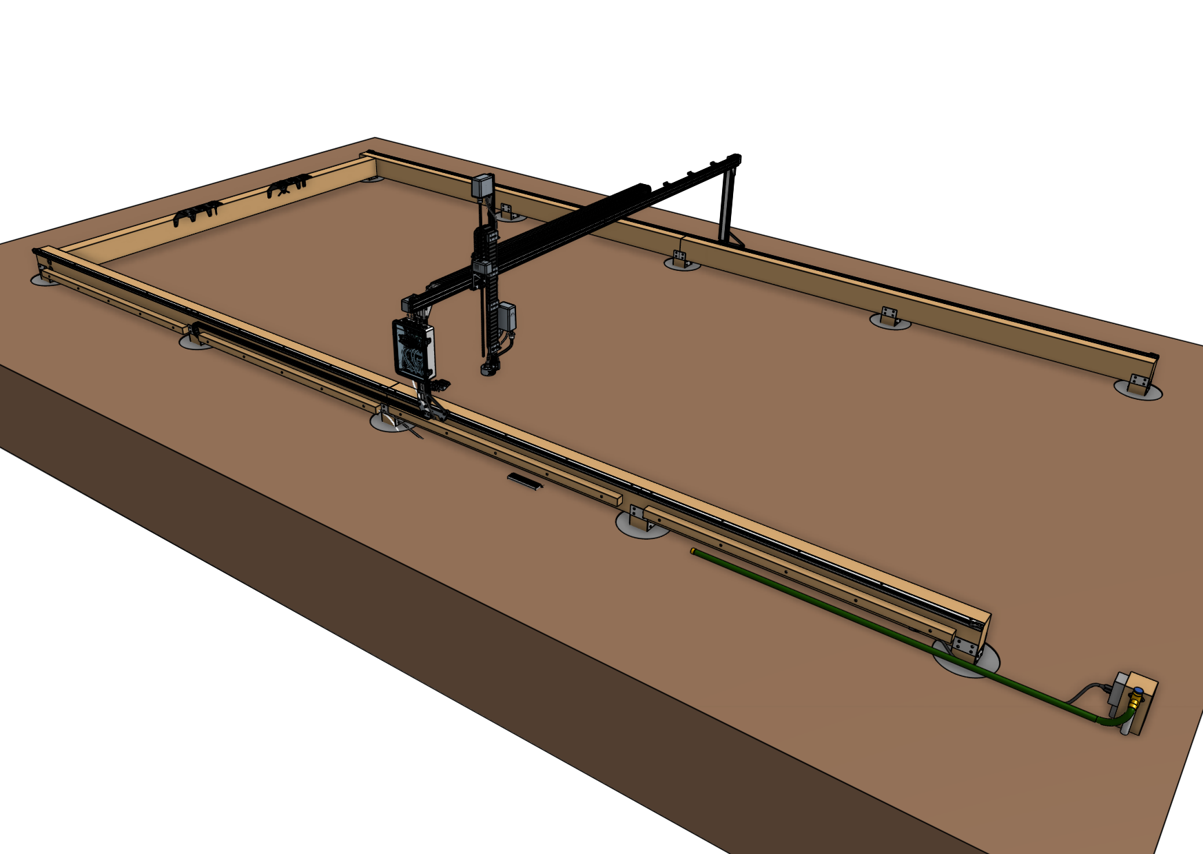 wood posts for FarmBot Genesis XL wood posts for FarmBot Genesis XL