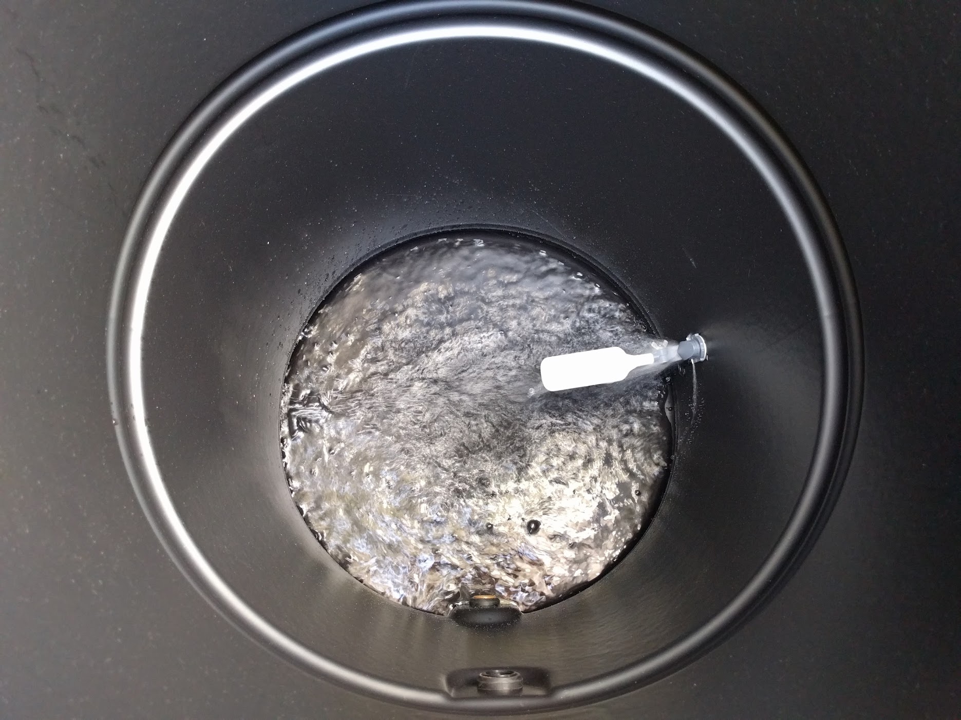 barrel filling with water barrel filling with water