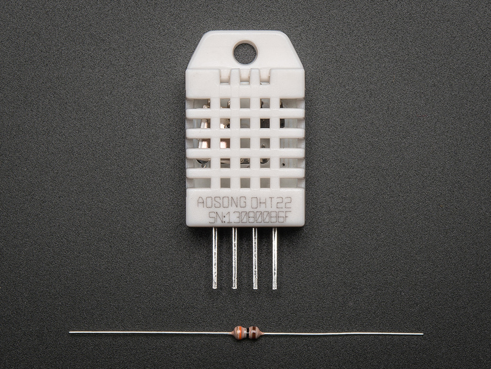 dht22 temperature and humidity sensor and resistor dht22 temperature and humidity sensor and resistor