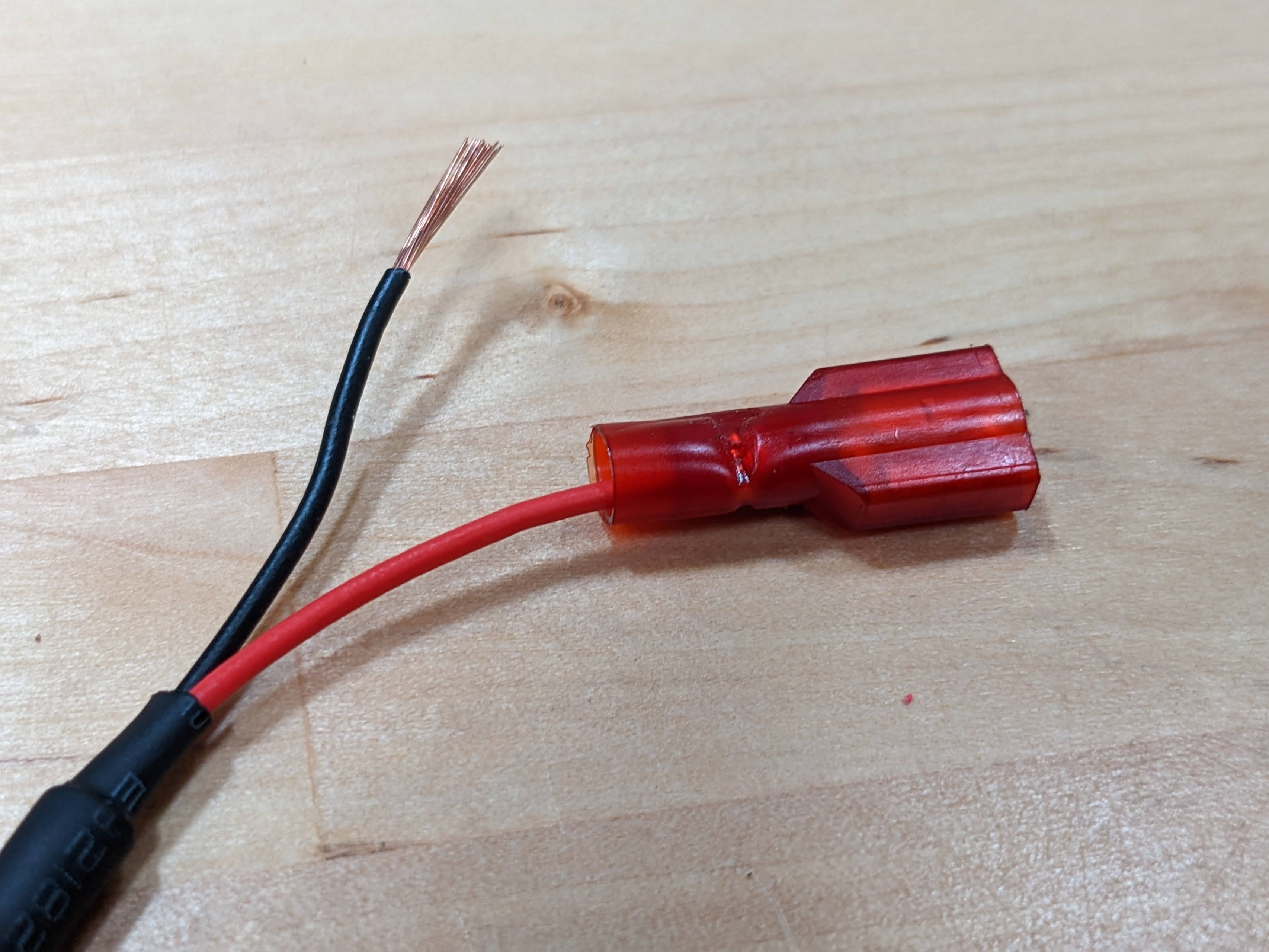 replace the heatshrink replace the heatshrink
