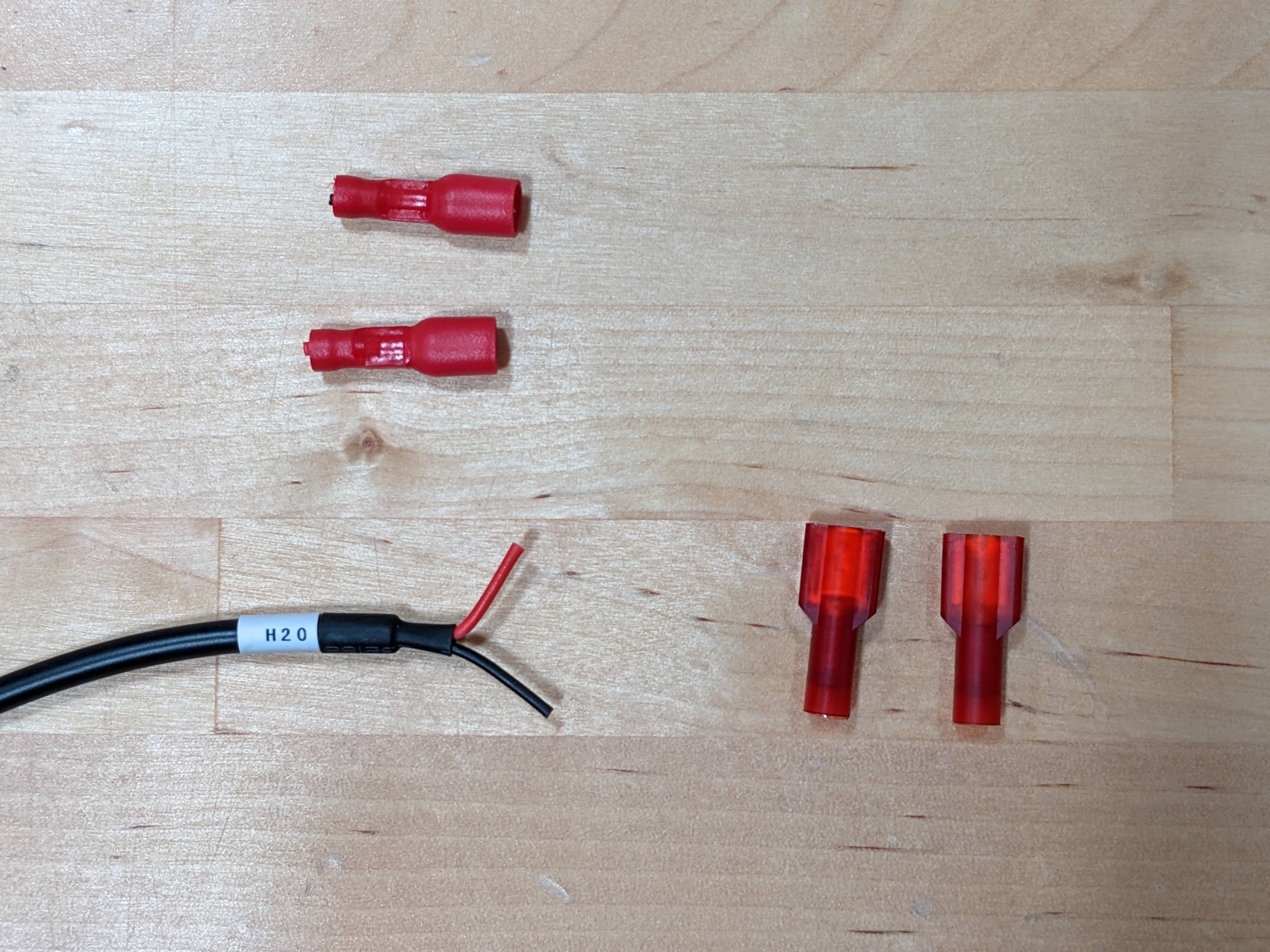 cut off the incorrect terminals cut off the incorrect terminals