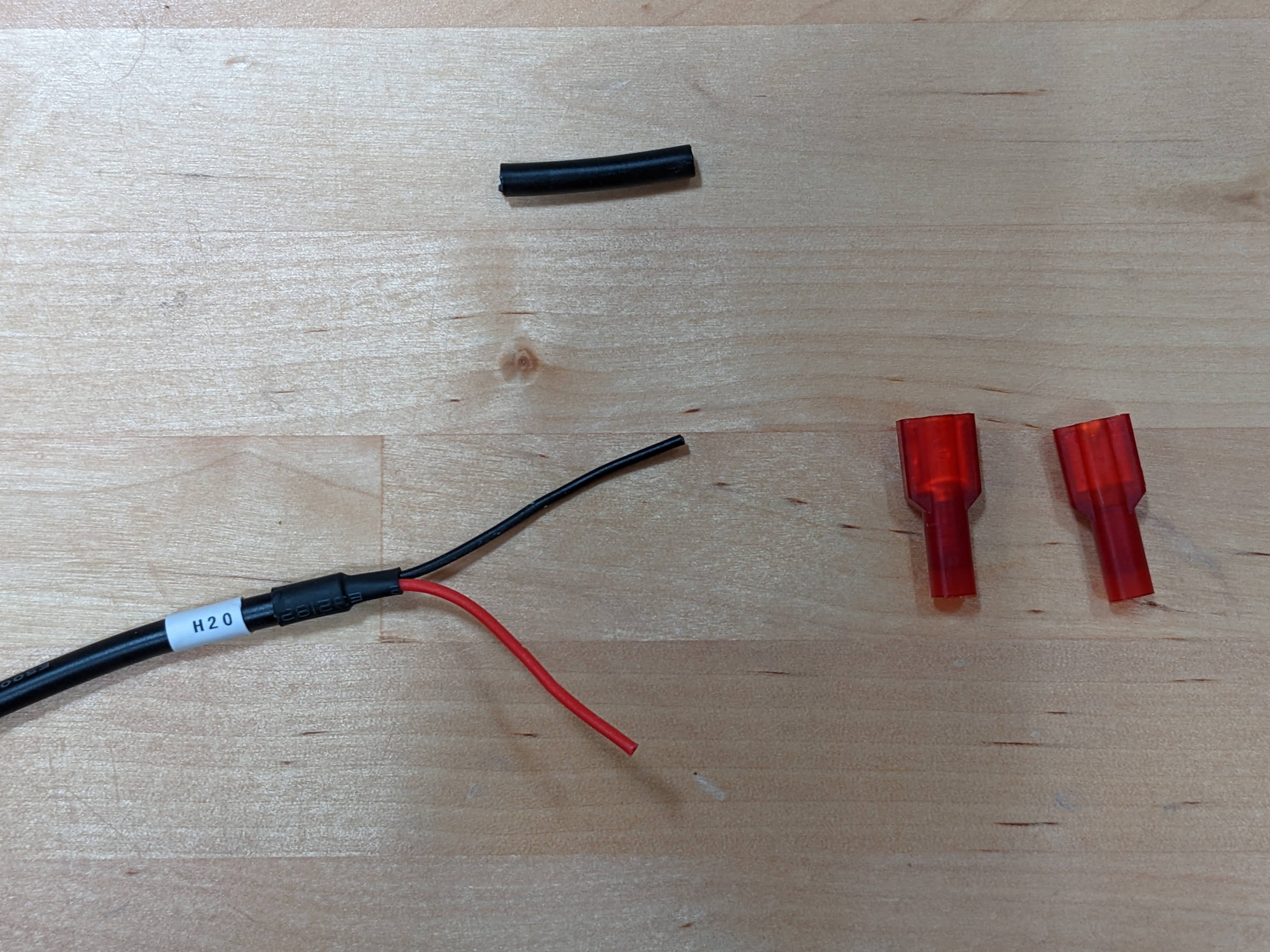 replace the heatshrink replace the heatshrink