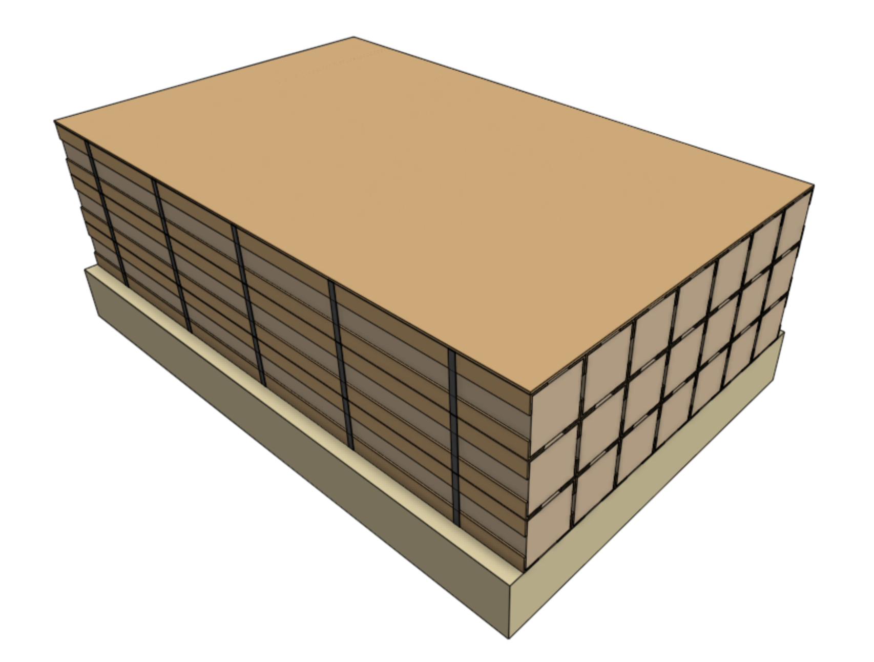 extrusion kit pallet cardboard separator extrusion kit pallet cardboard separator