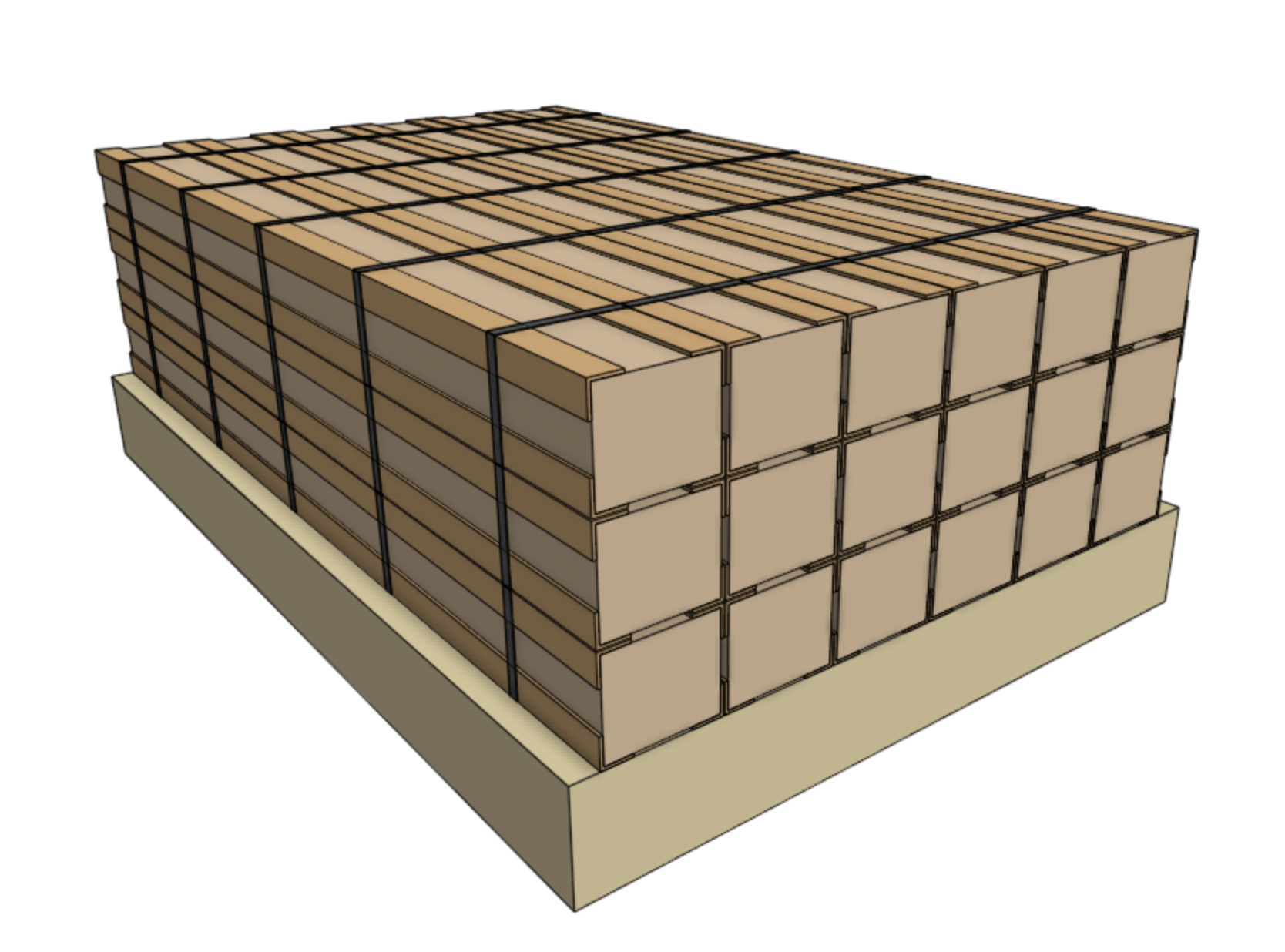 genesis xl extrusion pallet first 3 layers of 6 genesis xl extrusion pallet first 3 layers of 6