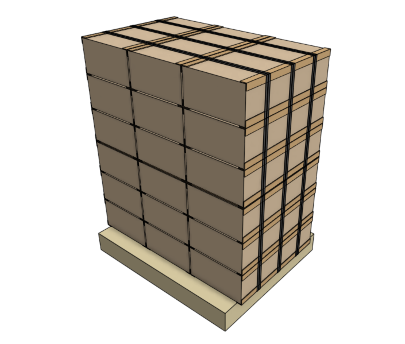 main carton pallet 6 layers main carton pallet 6 layers
