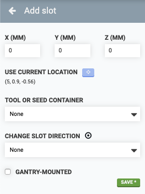 add new slot add new slot