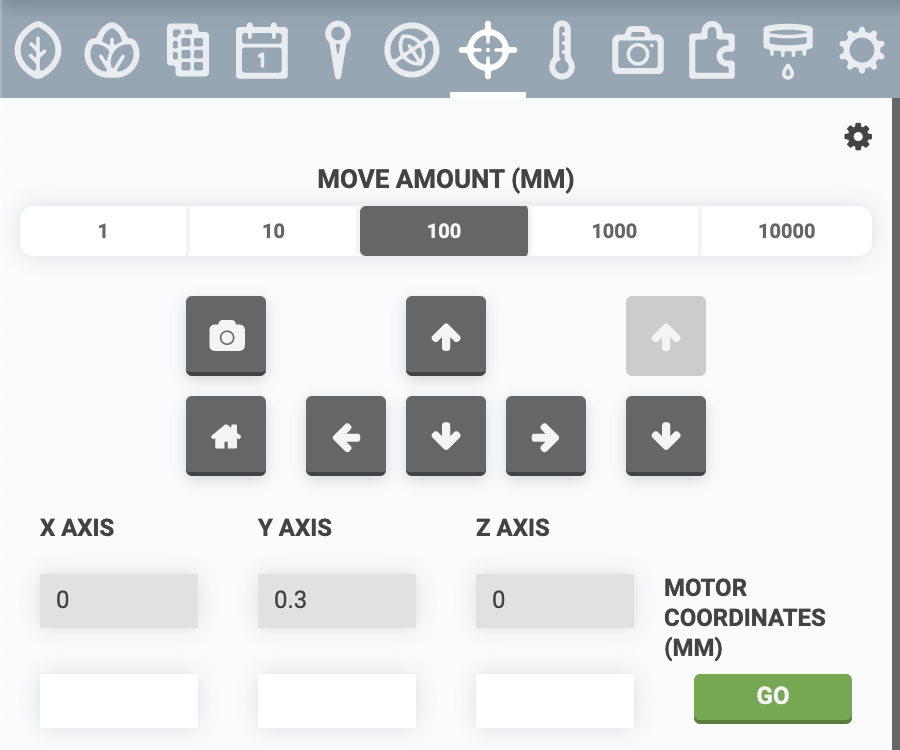 move controls panel move controls panel