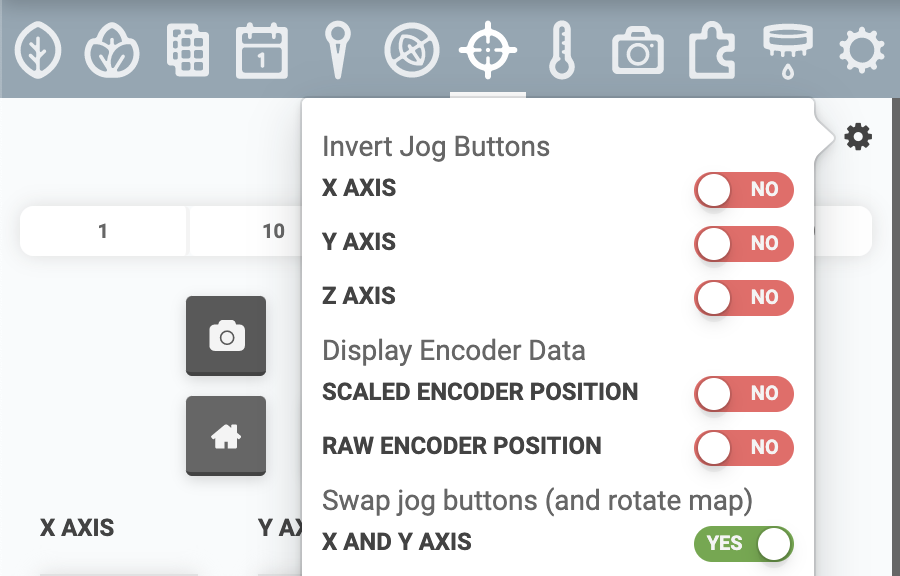 move settings menu move settings menu