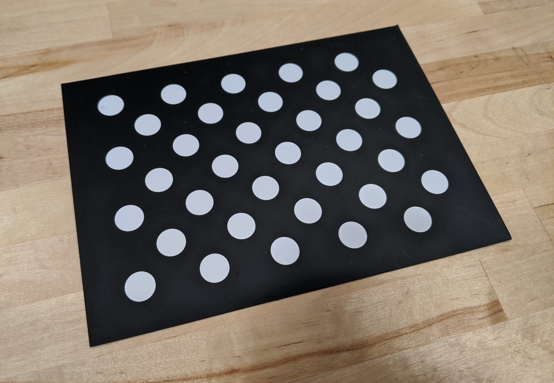 camera calibration card camera calibration card