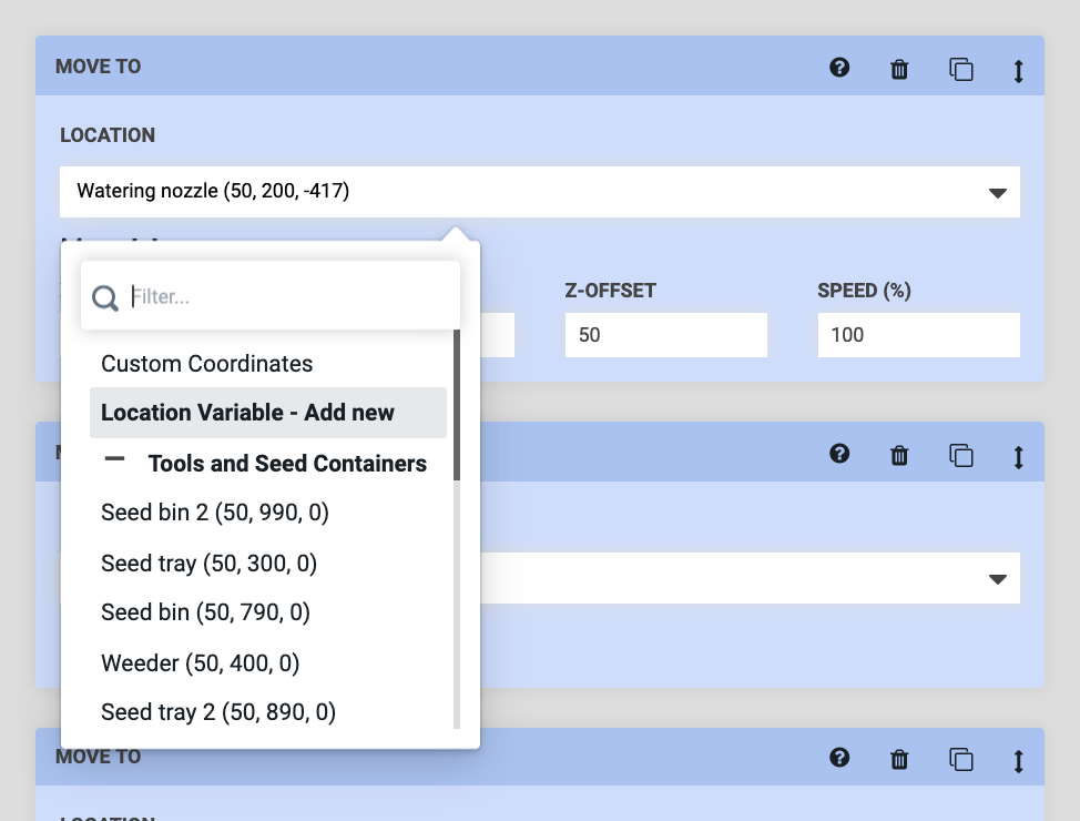 add new variable option in move to location menu add new variable option in move to location menu