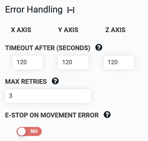 error handling error handling