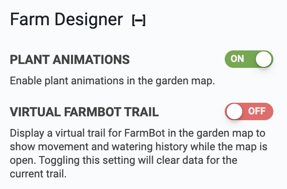 farm designer settings farm designer settings