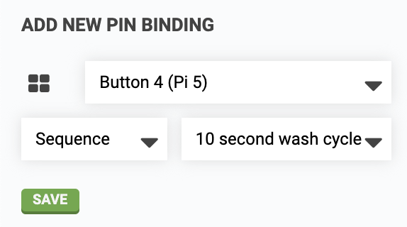 water dose pin binding water dose pin binding