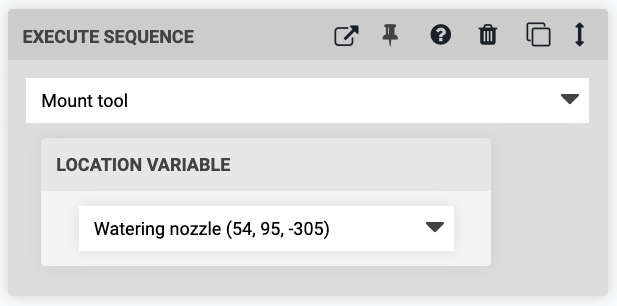 execute subsequence with variable execute subsequence with variable