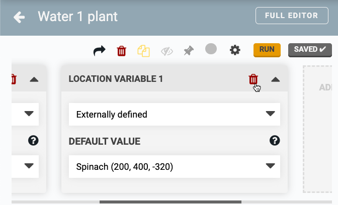remove variable remove variable