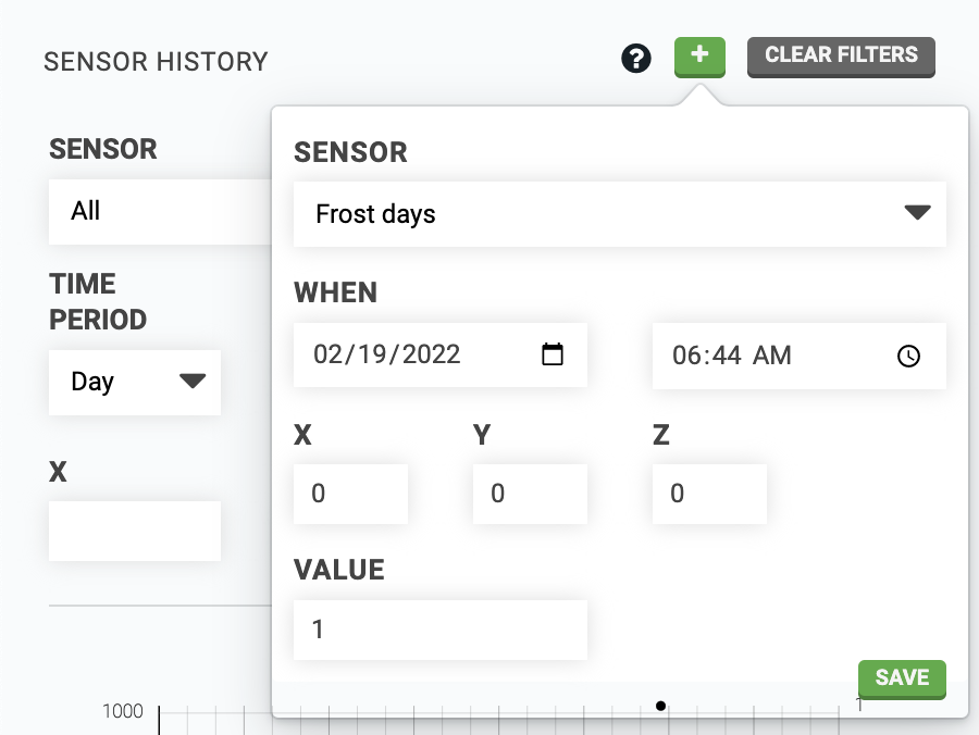 add manual sensor reading add manual sensor reading