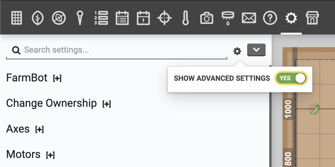 advanced settings advanced settings